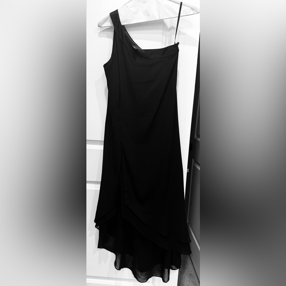 WHBM One-Shoulder Asymmetric Dress - Picture 5 of 7